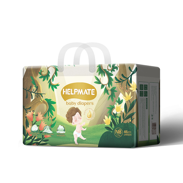 Супервпитывающие детские подгузники размера NB, герметичные и удобные