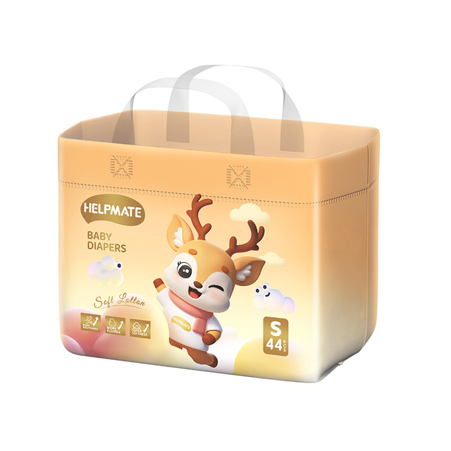 Мягкие и дышащие подгузники размера S, мгновенно впитывающиеся
