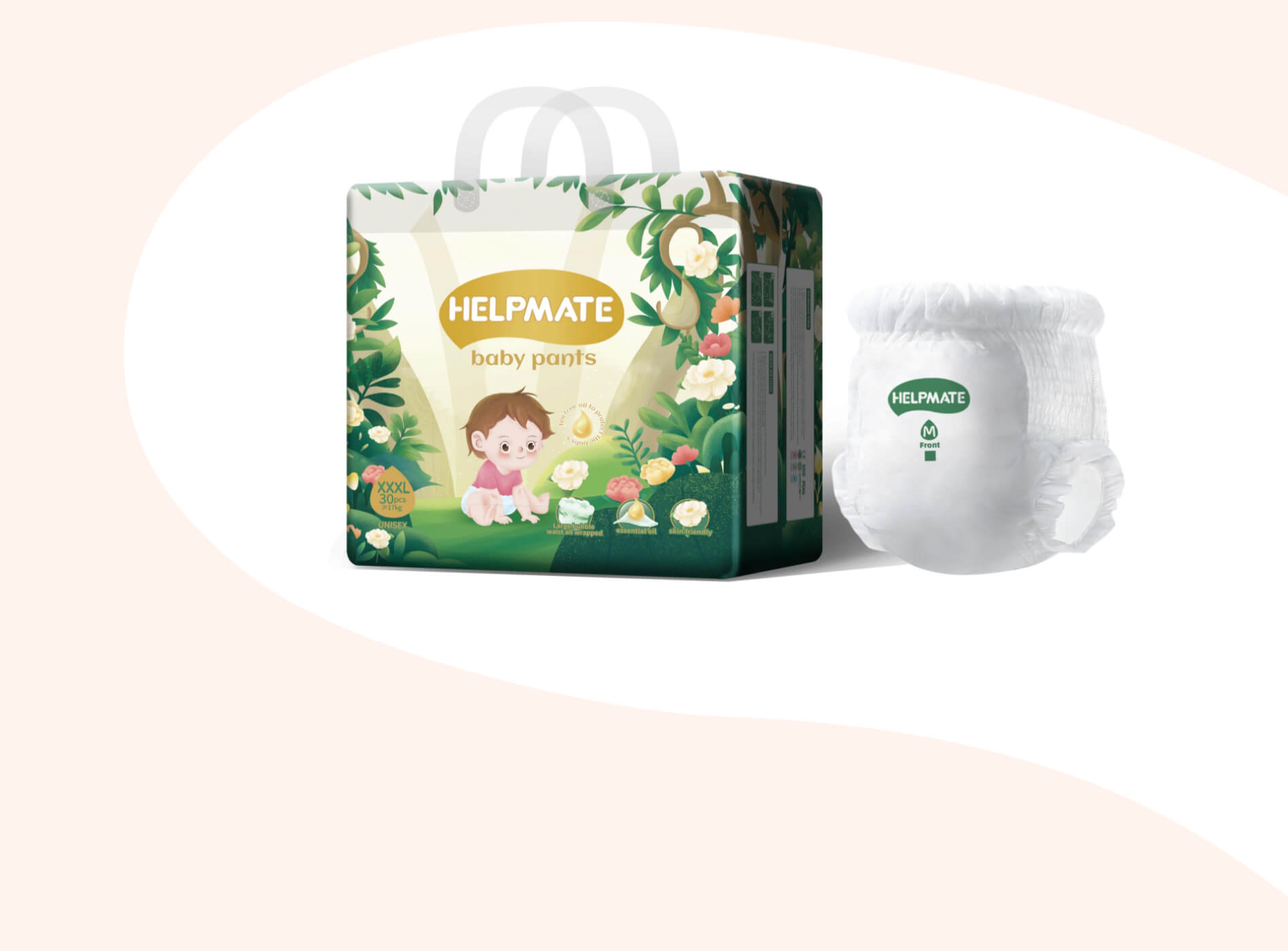 Комфортные штаны для малышей Helpmate